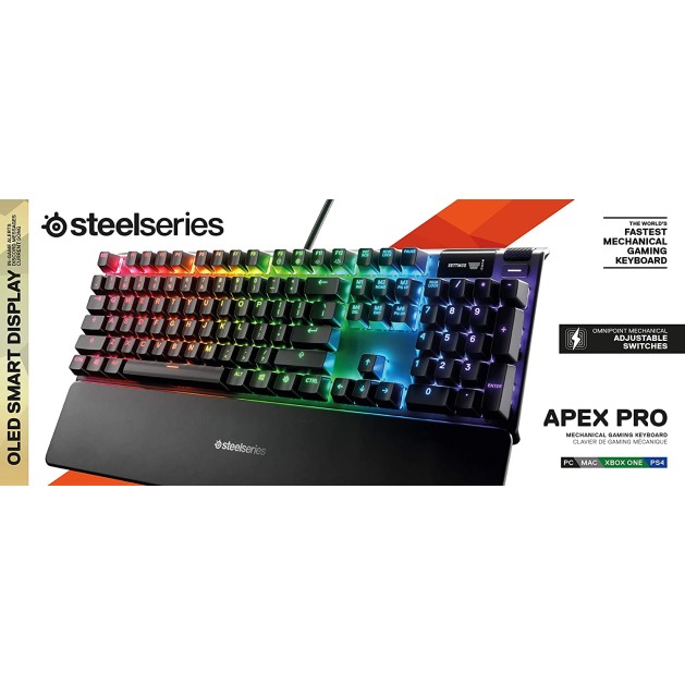 SteelSeries Apex Pro Mechanical Gaming Keyboard SteelSeries Apex Pro Mechanical Gaming Keyboard