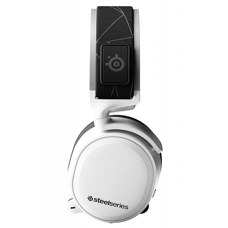 SteelSeries Arctis 7 Lossless 2.4GHz Bluetooth Wireless Over Ear Headphones White