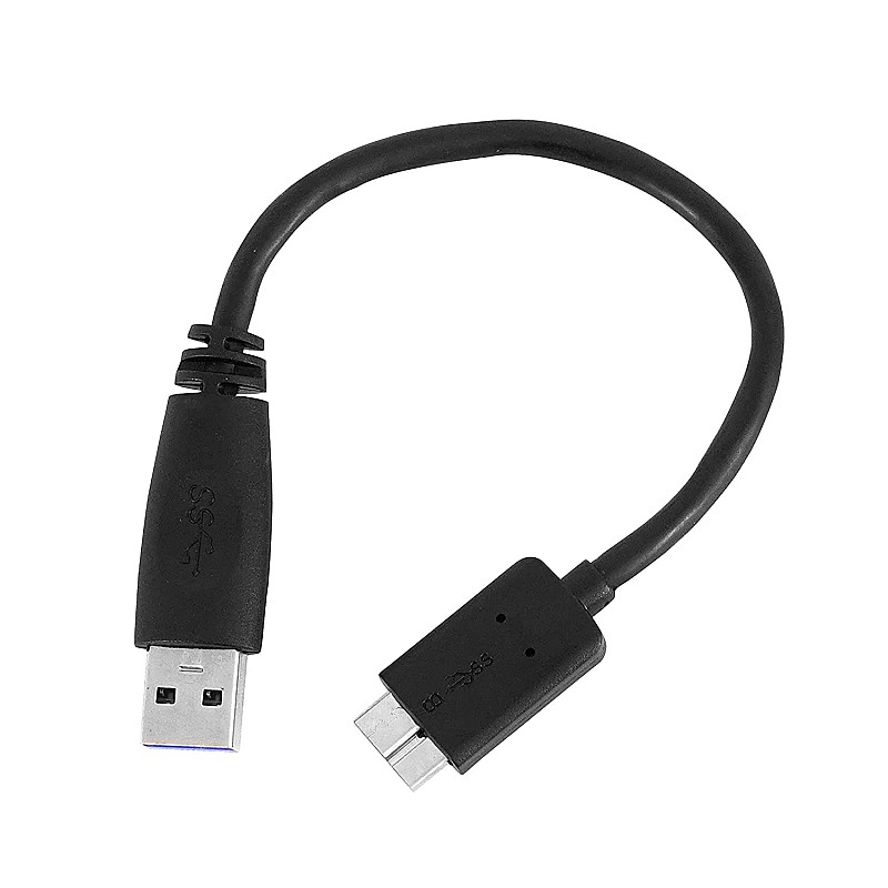 Airtree USB 3.0 A to Micro B SuperSpeed Cable For External Hard Drives - (20cm)