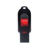 Strontium 8GB Pollex USB 2.0 Pen Drive- Black/Red