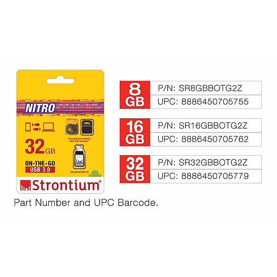 Strontium Nitro SR16GBBOTG2Z 16GB USB OTG Pen Drive (Black)