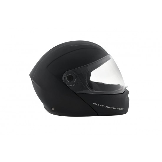Studds Ninja Elite With Carbon Strip With Clear Visor Full Face Helmet -Black (L)