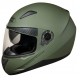 Studds SHIFTER Full Face Helmet with Tinted Visor (Military Green, L)