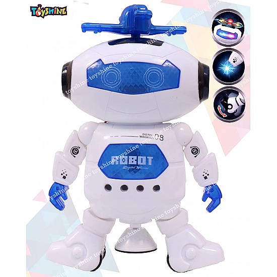 Sunshine Dancing Robot with 3D Lights and Music, Multi Color