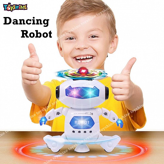 Sunshine Dancing Robot with 3D Lights and Music, Multi Color