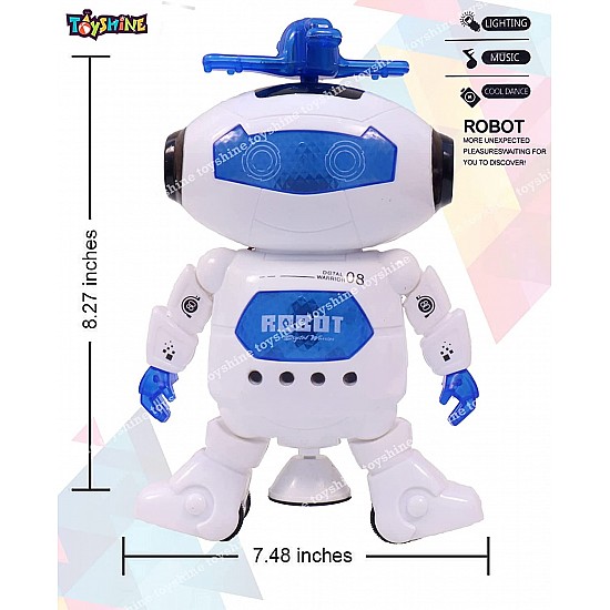 Sunshine Dancing Robot with 3D Lights and Music, Multi Color