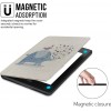 SwooK Classic Printed Magnetic Flip Cover Case for All New Kindle 10th Generation 2019 Release Model: J9G29R Flip Case Smart Folio Cover Case (Not for 10th Gen 2018 Kindle) (Opera)