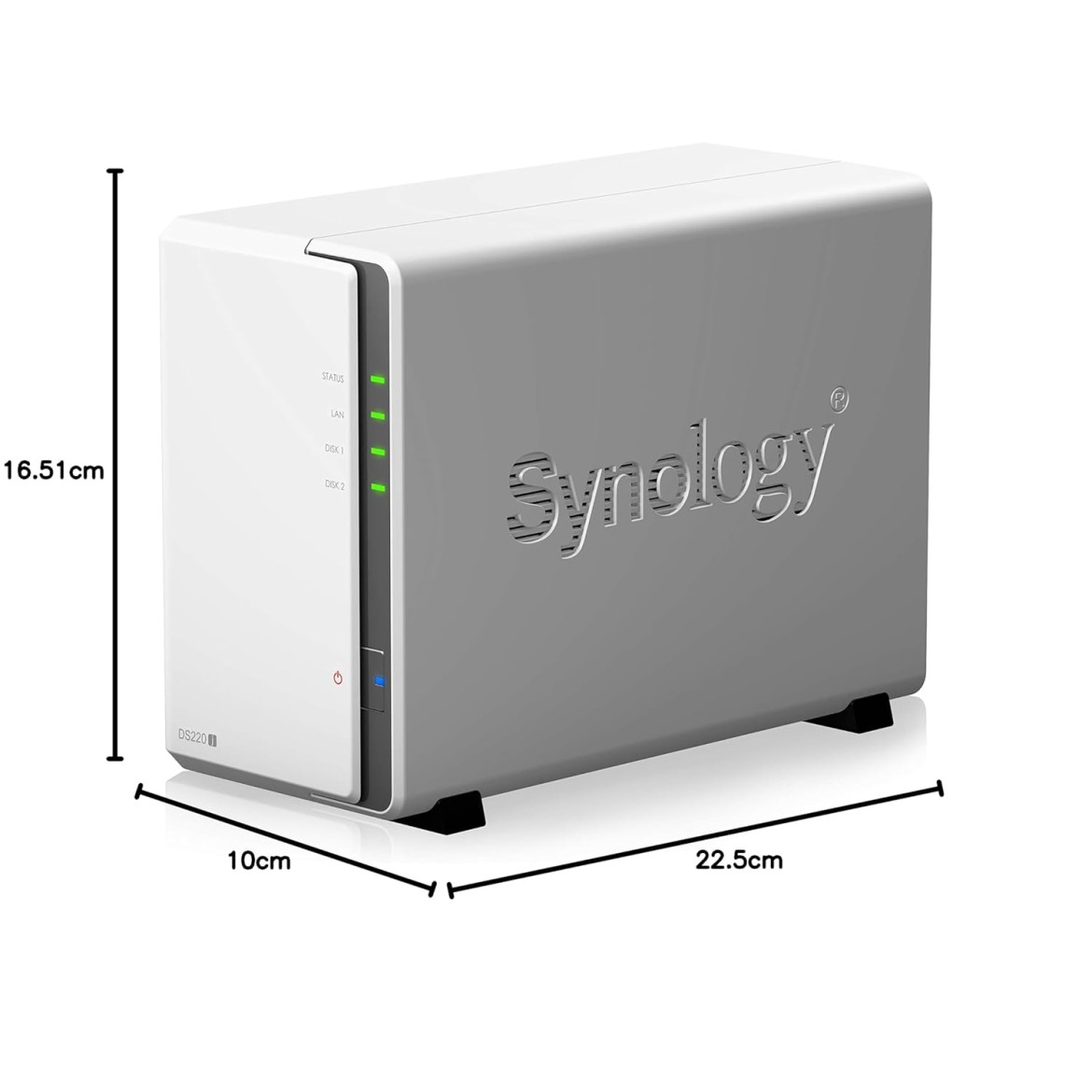 Synology 2 Bay NAS DiskStation DS220j (Diskless)