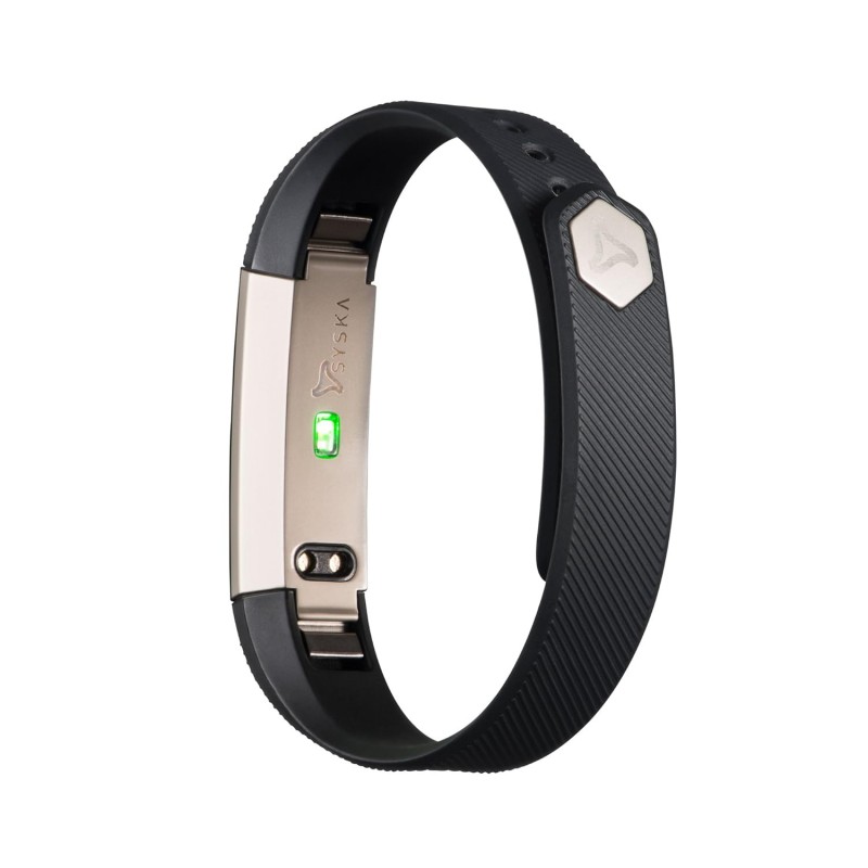 Syska SF-38 Prime Smart Fit Band (Black)