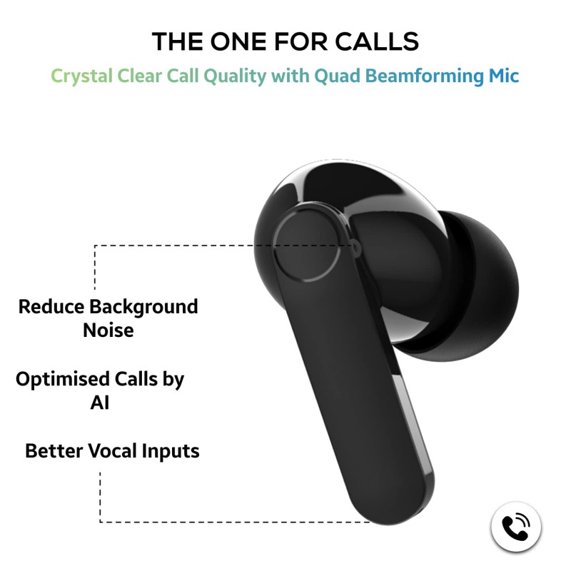TAGG Liberty Buds Pro Bluetooth Truly Wireless in Ear Earbuds with Mic (Black) TAGG Liberty Buds Pro Bluetooth Truly Wireless in Ear Earbuds with Mic (Black)