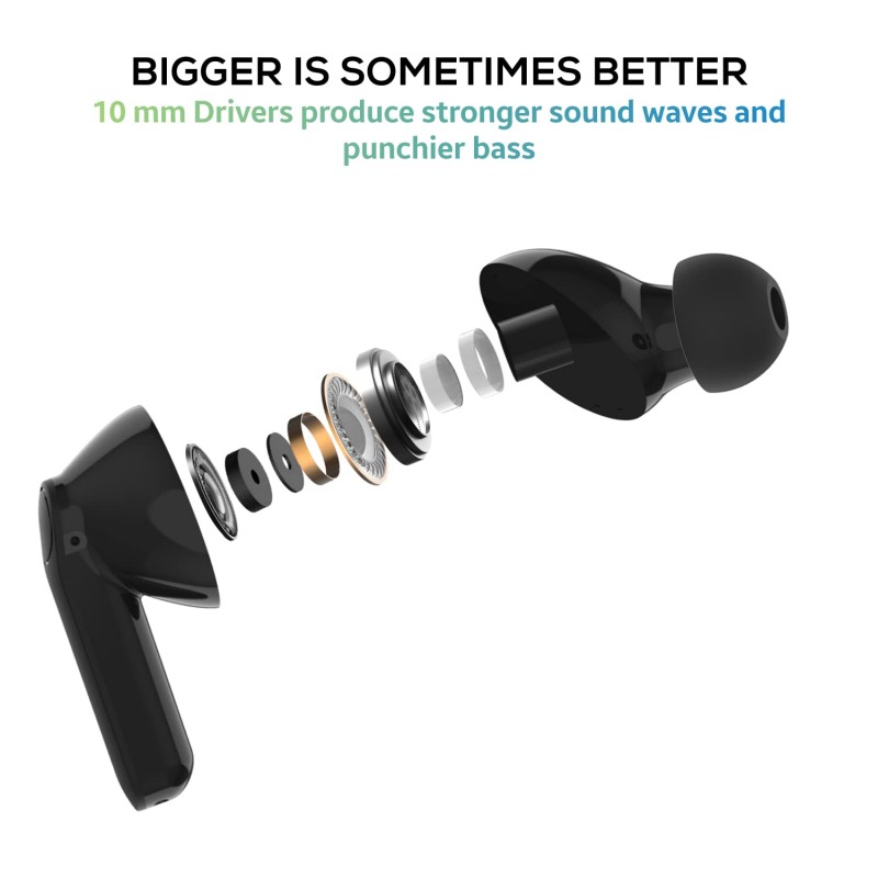 TAGG Liberty Buds Pro Bluetooth Truly Wireless in Ear Earbuds with Mic (Black) TAGG Liberty Buds Pro Bluetooth Truly Wireless in Ear Earbuds with Mic (Black)