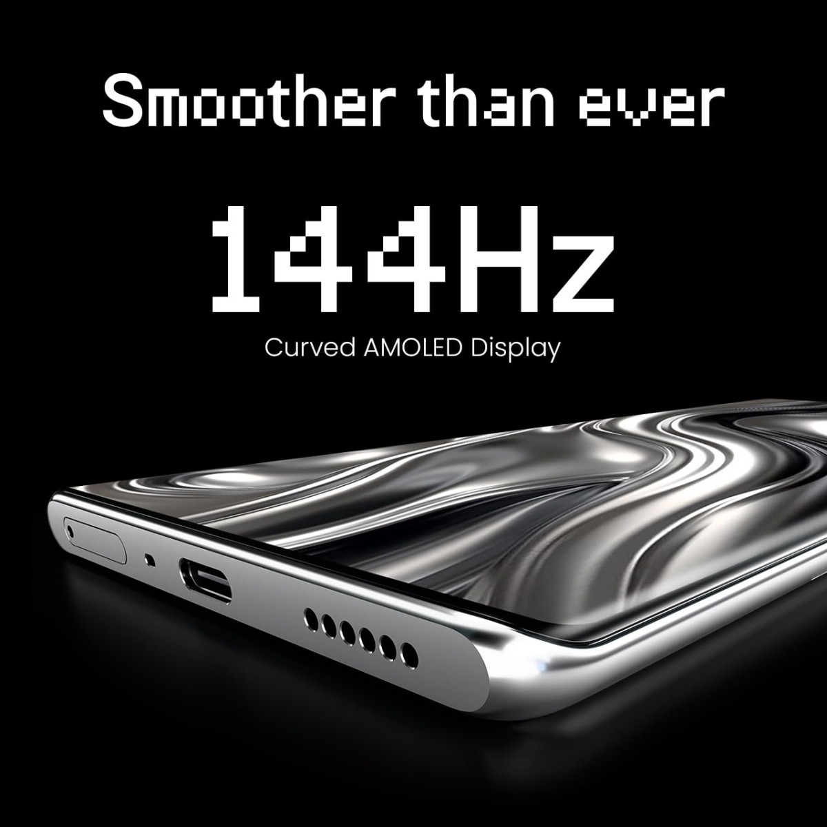 TECNO POVA Curve 5G (8GB+128GB), 144Hz AMOLED, Slimmest 7.45mm Curve with 5500mAh Battery, Segment's 1st AI 