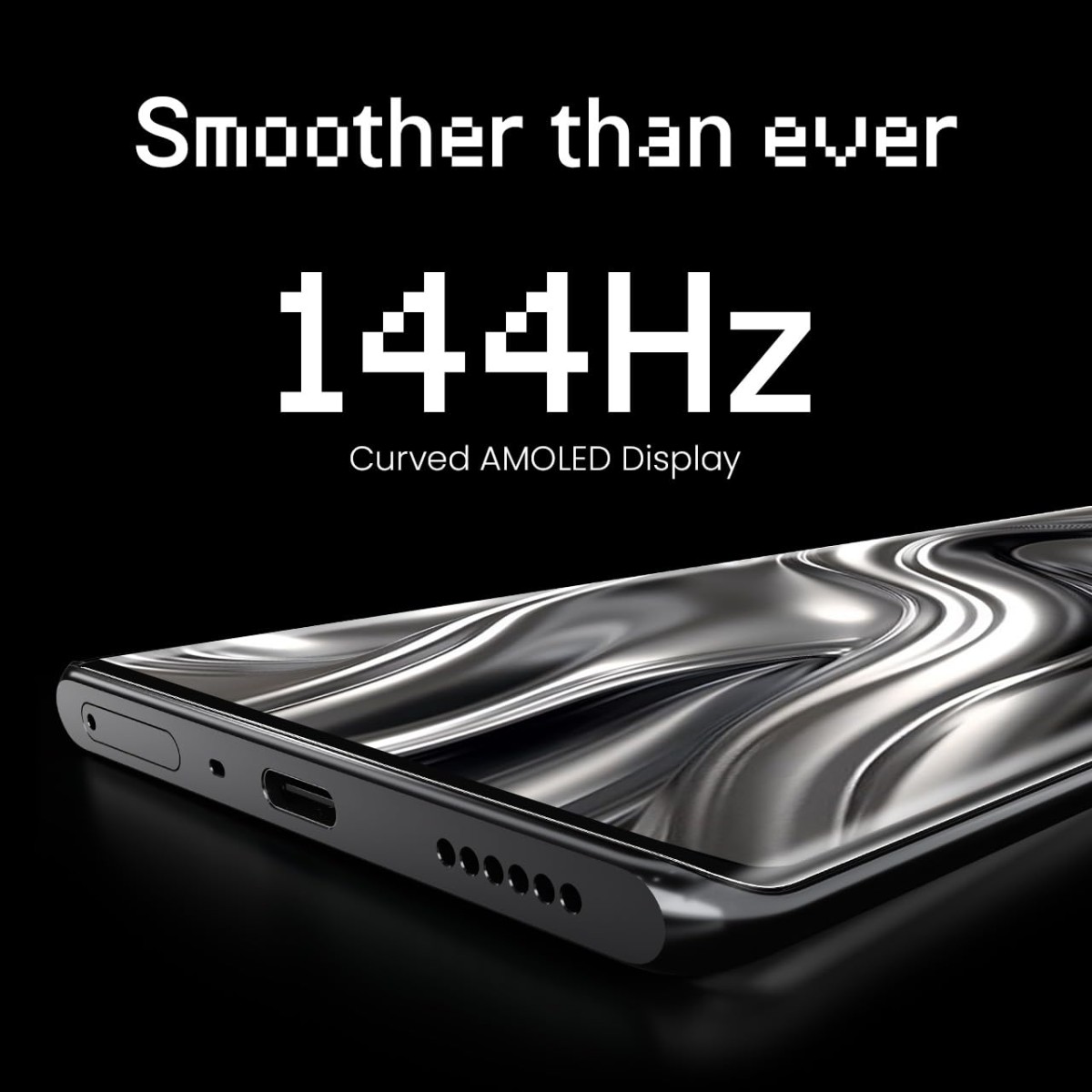 TECNO POVA Curve 5G (8GB+128GB), 144Hz AMOLED, Slimmest 7.45mm Curve with 5500mAh Battery, Segment's 1st AI 