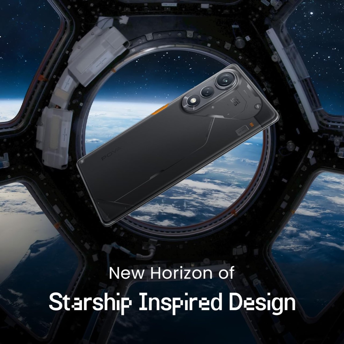 TECNO POVA Curve 5G (8GB+128GB), 144Hz AMOLED, Slimmest 7.45mm Curve with 5500mAh Battery, Segment's 1st AI 