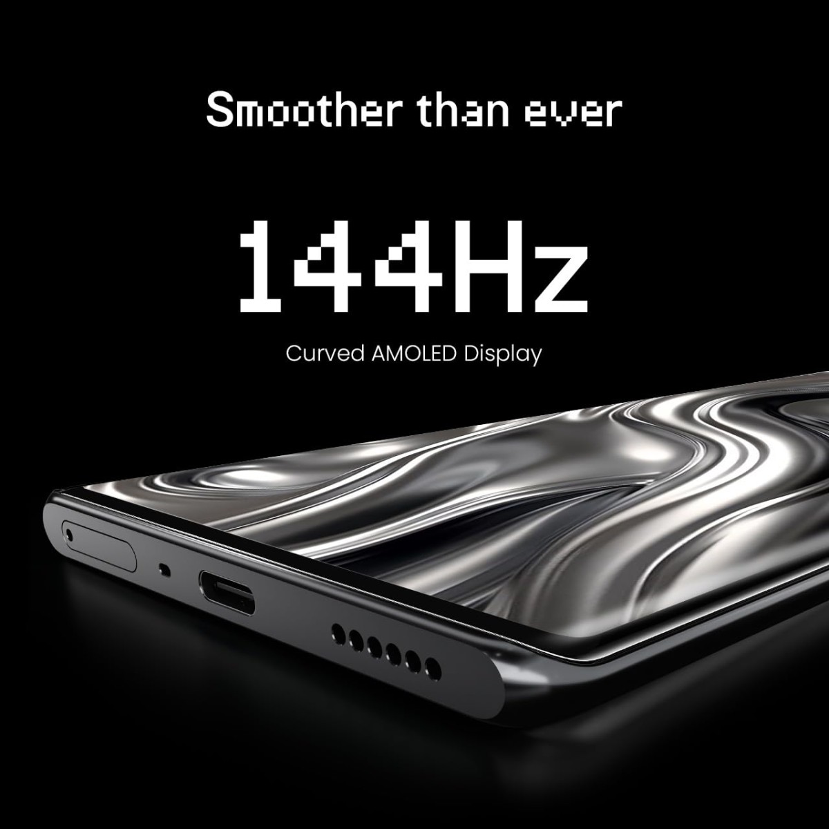 TECNO POVA Curve 5G (8GB+128GB), 144Hz AMOLED, Slimmest 7.45mm Curve with 5500mAh Battery, Segment's 1st AI 