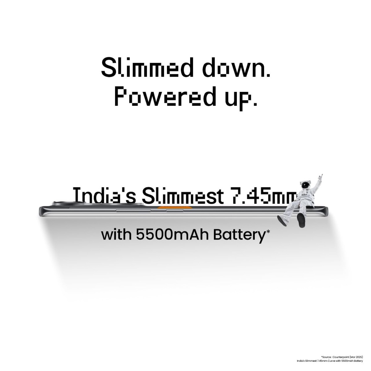 TECNO POVA Curve 5G (8GB+128GB), 144Hz AMOLED, Slimmest 7.45mm Curve with 5500mAh Battery, Segment's 1st AI 