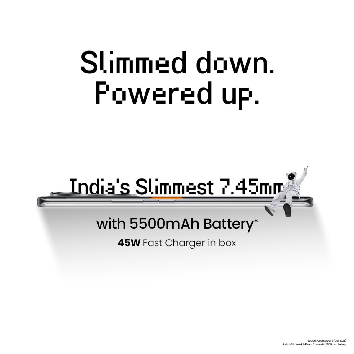 TECNO POVA Curve 5G (8GB+128GB), 144Hz AMOLED, Slimmest 7.45mm Curve with 5500mAh Battery, Segment's 1st AI 