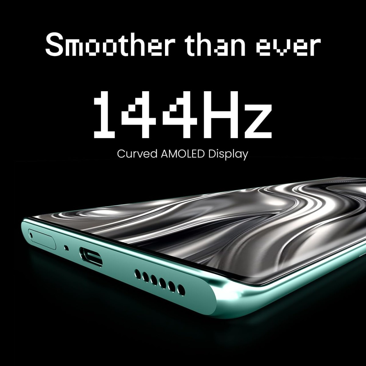 TECNO POVA Curve 5G (8GB+128GB), 144Hz AMOLED, Slimmest 7.45mm Curve with 5500mAh Battery, Segment's 1st AI 