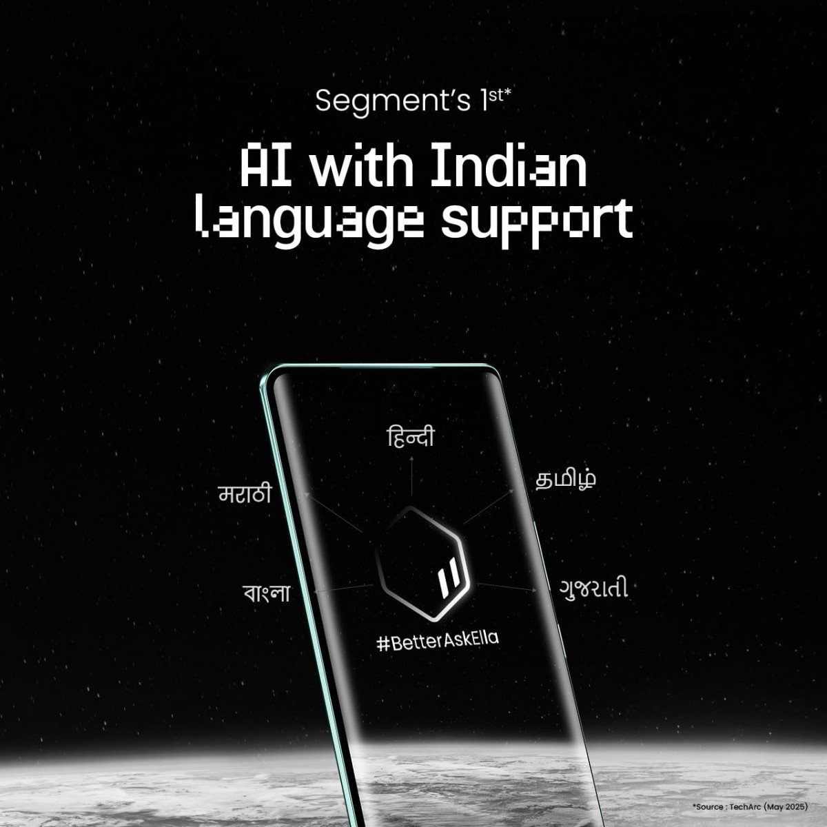 TECNO POVA Curve 5G (8GB+128GB), 144Hz AMOLED, Slimmest 7.45mm Curve with 5500mAh Battery, Segment's 1st AI 