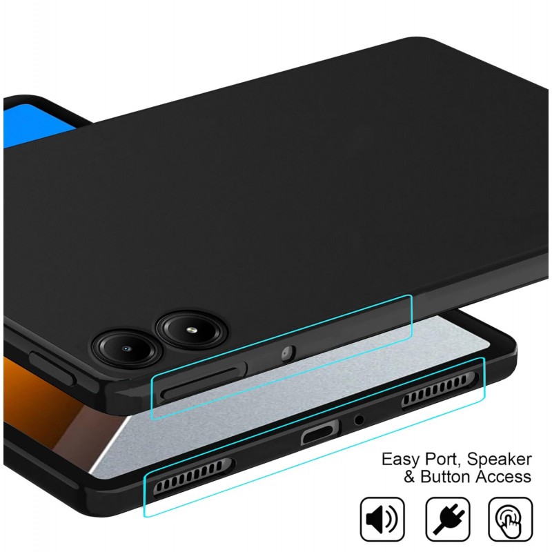 TGK Back Cover Case for Poco Pad 12.1 inch Tablet Black TGK Back Cover Case for Poco Pad 12.1 inch Tablet Black