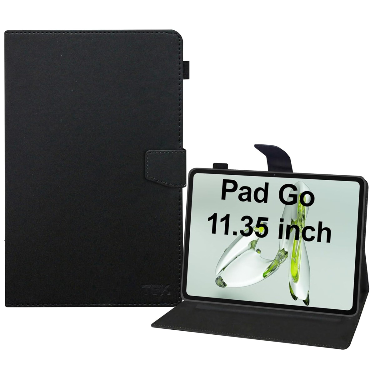 TGK Executive Leather Flip Stand Case Cover for OnePlus Pad Go 11.35 inch Black