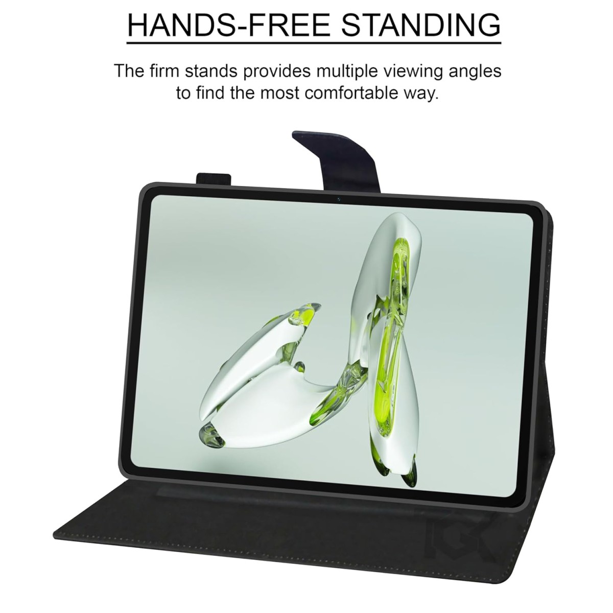 TGK Executive Leather Flip Stand Case Cover for OnePlus Pad Go 11.35 inch Black