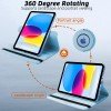 TGK Rotating Cover for Apple iPad 10th Gen 10.9 inch 2022 (A2757 / A2777 / A2696), iPad (A16) 11th Generation 2025 Black 360 Degree Leather Stand Case TGK Rotating Cover for Apple iPad 10th Gen 10.9 inch 2022 (A2757 / A2777 / A2696), iPad (A16) 11th Generation 2025 Black 360 Degree Leather Stand Case