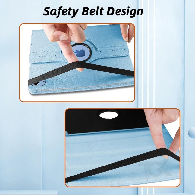 TGK Rotating Cover for Apple iPad 10th Gen 10.9 inch 2022 (A2757 / A2777 / A2696), iPad (A16) 11th Generation 2025 Black 360 Degree Leather Stand Case TGK Rotating Cover for Apple iPad 10th Gen 10.9 inch 2022 (A2757 / A2777 / A2696), iPad (A16) 11th Generation 2025 Black 360 Degree Leather Stand Case