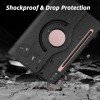 TGK Rotating Cover for Samsung Galaxy Tab S8+ 12.4 inch Leather Flip Case Cover Black TGK Rotating Cover for Samsung Galaxy Tab S8+ 12.4 inch Leather Flip Case Cover Black
