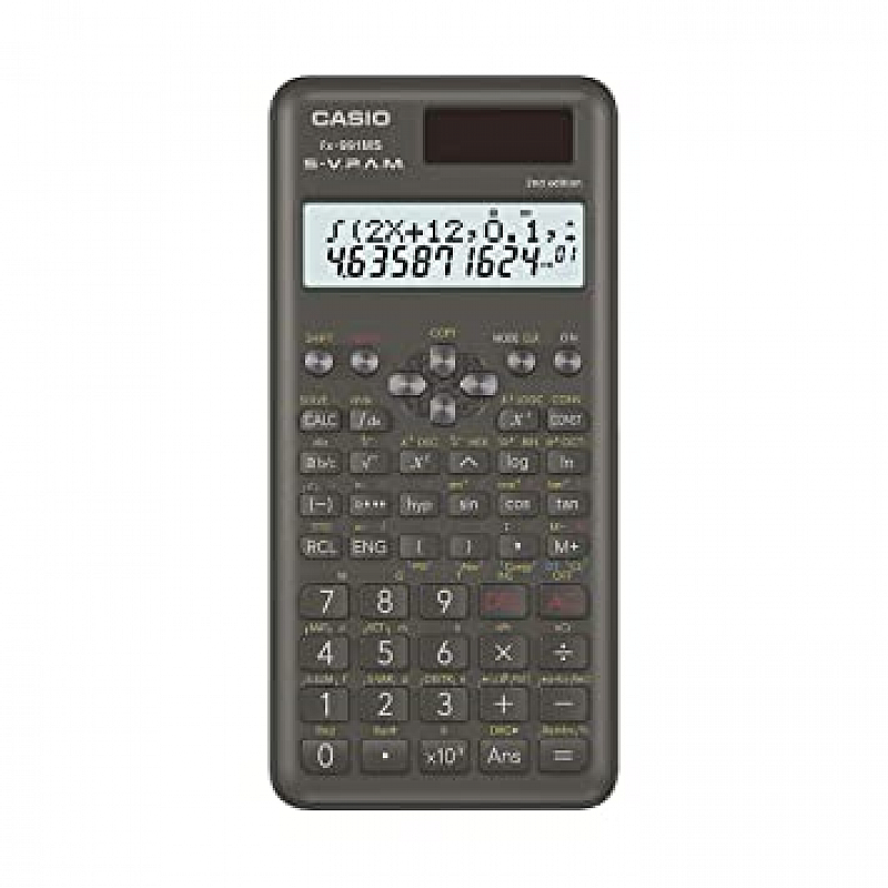 Casio FX-991MS 2nd Gen Non-Programmable Scientific Calculator, 401 Functions and 2-line Display, Black