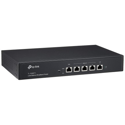 TP-LINK TL-R480T+ Load Balance Broadband Business Router with Up to 4 WAN Ports, PPPoE Server, Advanced QoS and Strong Firewall