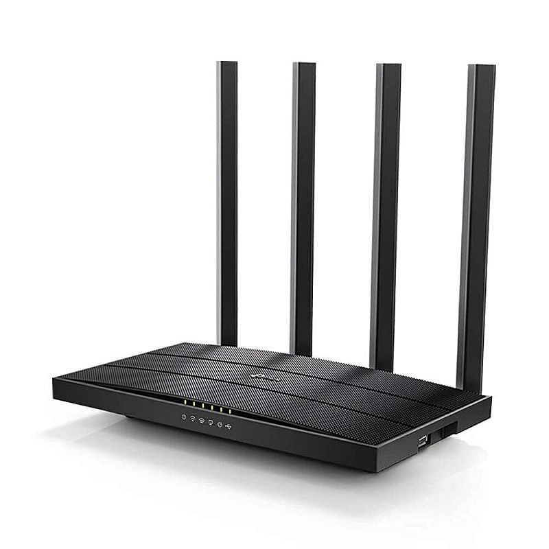 TP-Link Archer C6U AC1200 Wireless MU-MIMO Gigabit Router Black