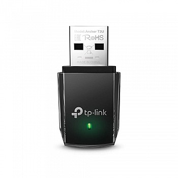 TP-Link Archer T3U 1300Mbps Mini Wireless MU-MIMO USB Adapter Black