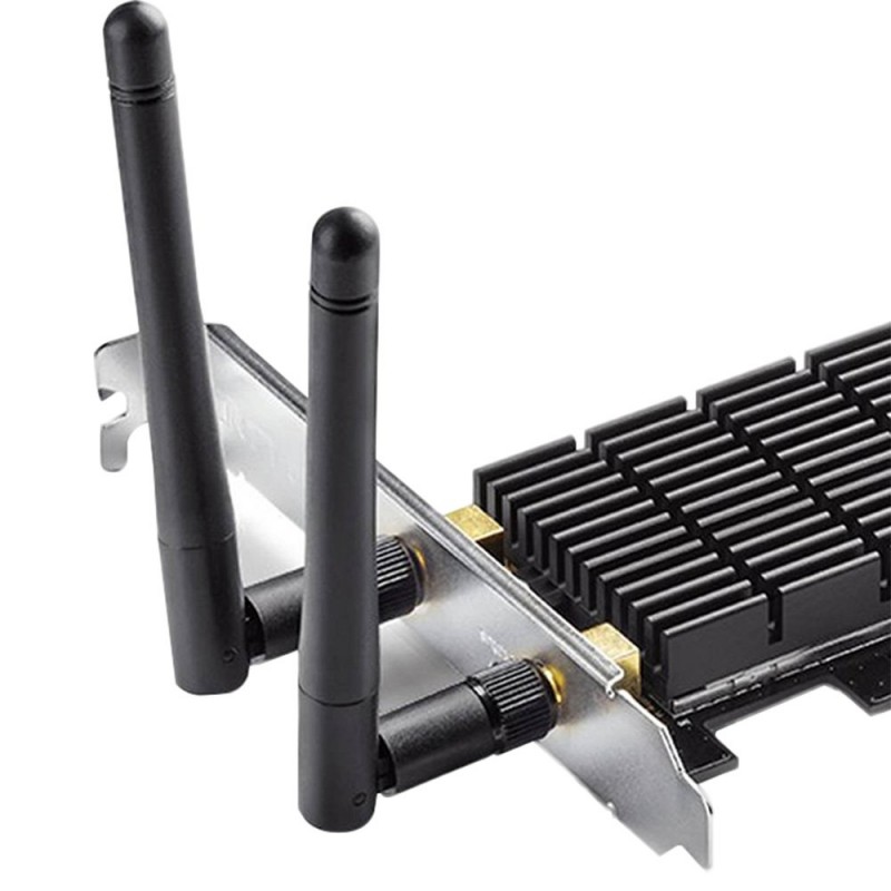 TP-Link Ac1300 Wi-Fi WiFi Pcie Card(Archer T6E)-2.4G/5G Dual Band Wireless Pci Express Adapter, Low Profile, Long Range, Heat Sink Technology, Supports Windows 10/8.1/8/7/Xp,Black TP-Link Ac1300 Wi-Fi WiFi Pcie Card(Archer T6E)-2.4G/5G Dual Band Wireless Pci Express Adapter, Low Profile, Long Range, Heat Sink Technology, Supports Windows 10/8.1/8/7/Xp,Black