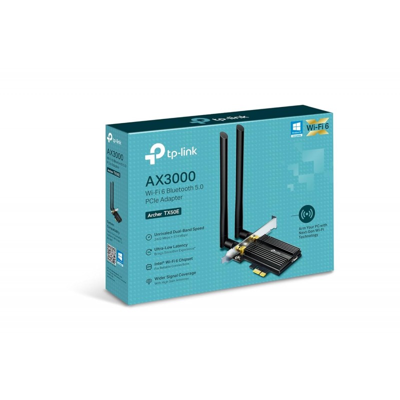 TP-Link Ac1300 Wi-Fi WiFi Pcie Card(Archer T6E)-2.4G/5G Dual Band Wireless Pci Express Adapter, Low Profile, Long Range, Heat Sink Technology, Supports Windows 10/8.1/8/7/Xp,Black TP-Link Ac1300 Wi-Fi WiFi Pcie Card(Archer T6E)-2.4G/5G Dual Band Wireless Pci Express Adapter, Low Profile, Long Range, Heat Sink Technology, Supports Windows 10/8.1/8/7/Xp,Black