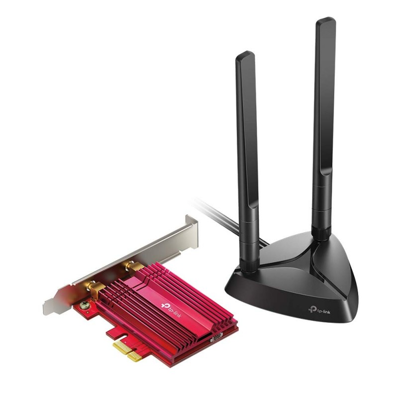 TP-Link Ac1300 Wi-Fi WiFi Pcie Card(Archer T6E)-2.4G/5G Dual Band Wireless Pci Express Adapter, Low Profile, Long Range, Heat Sink Technology, Supports Windows 10/8.1/8/7/Xp,Black TP-Link Ac1300 Wi-Fi WiFi Pcie Card(Archer T6E)-2.4G/5G Dual Band Wireless Pci Express Adapter, Low Profile, Long Range, Heat Sink Technology, Supports Windows 10/8.1/8/7/Xp,Black