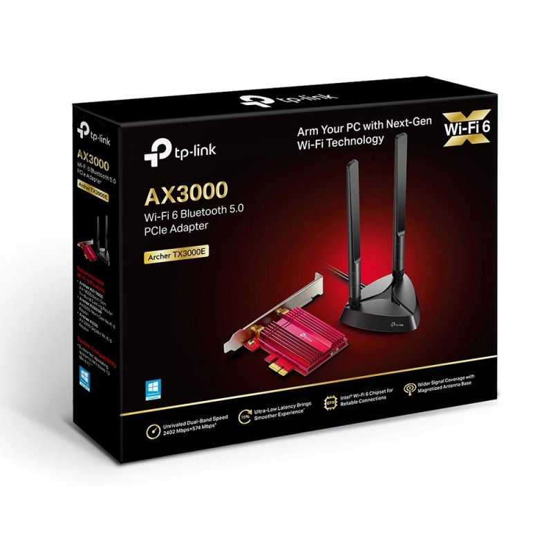 TP-Link Ac1300 Wi-Fi WiFi Pcie Card(Archer T6E)-2.4G/5G Dual Band Wireless Pci Express Adapter, Low Profile, Long Range, Heat Sink Technology, Supports Windows 10/8.1/8/7/Xp,Black TP-Link Ac1300 Wi-Fi WiFi Pcie Card(Archer T6E)-2.4G/5G Dual Band Wireless Pci Express Adapter, Low Profile, Long Range, Heat Sink Technology, Supports Windows 10/8.1/8/7/Xp,Black
