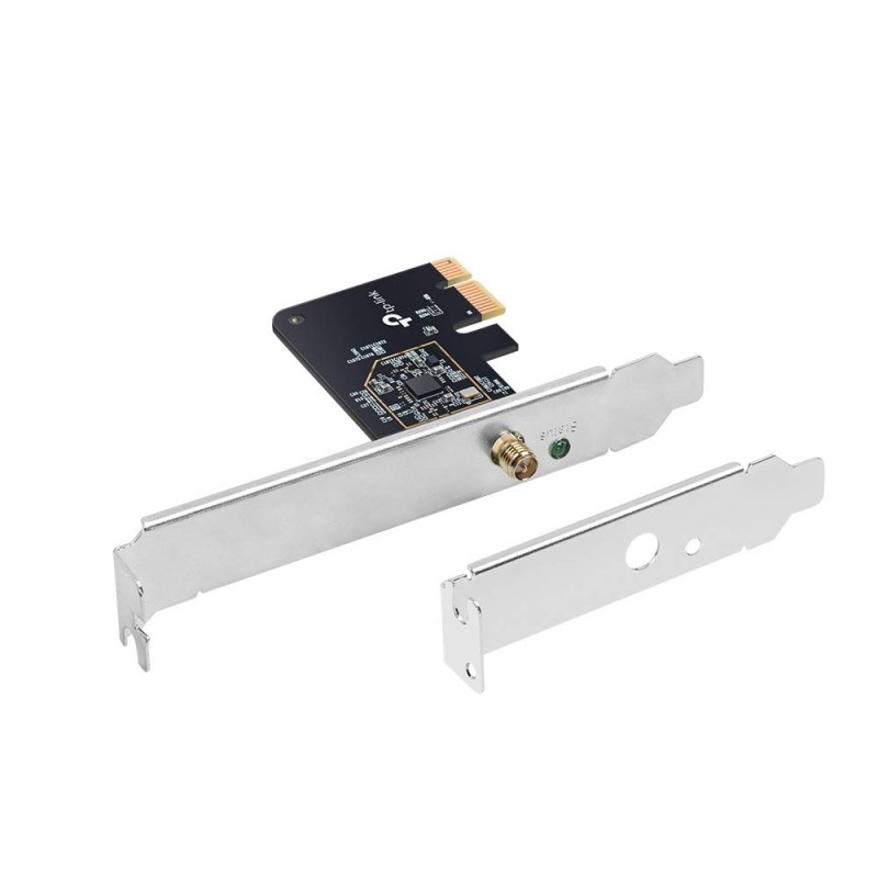 TP-Link Ac1300 Wi-Fi WiFi Pcie Card(Archer T6E)-2.4G/5G Dual Band Wireless Pci Express Adapter, Low Profile, Long Range, Heat Sink Technology, Supports Windows 10/8.1/8/7/Xp,Black TP-Link Ac1300 Wi-Fi WiFi Pcie Card(Archer T6E)-2.4G/5G Dual Band Wireless Pci Express Adapter, Low Profile, Long Range, Heat Sink Technology, Supports Windows 10/8.1/8/7/Xp,Black