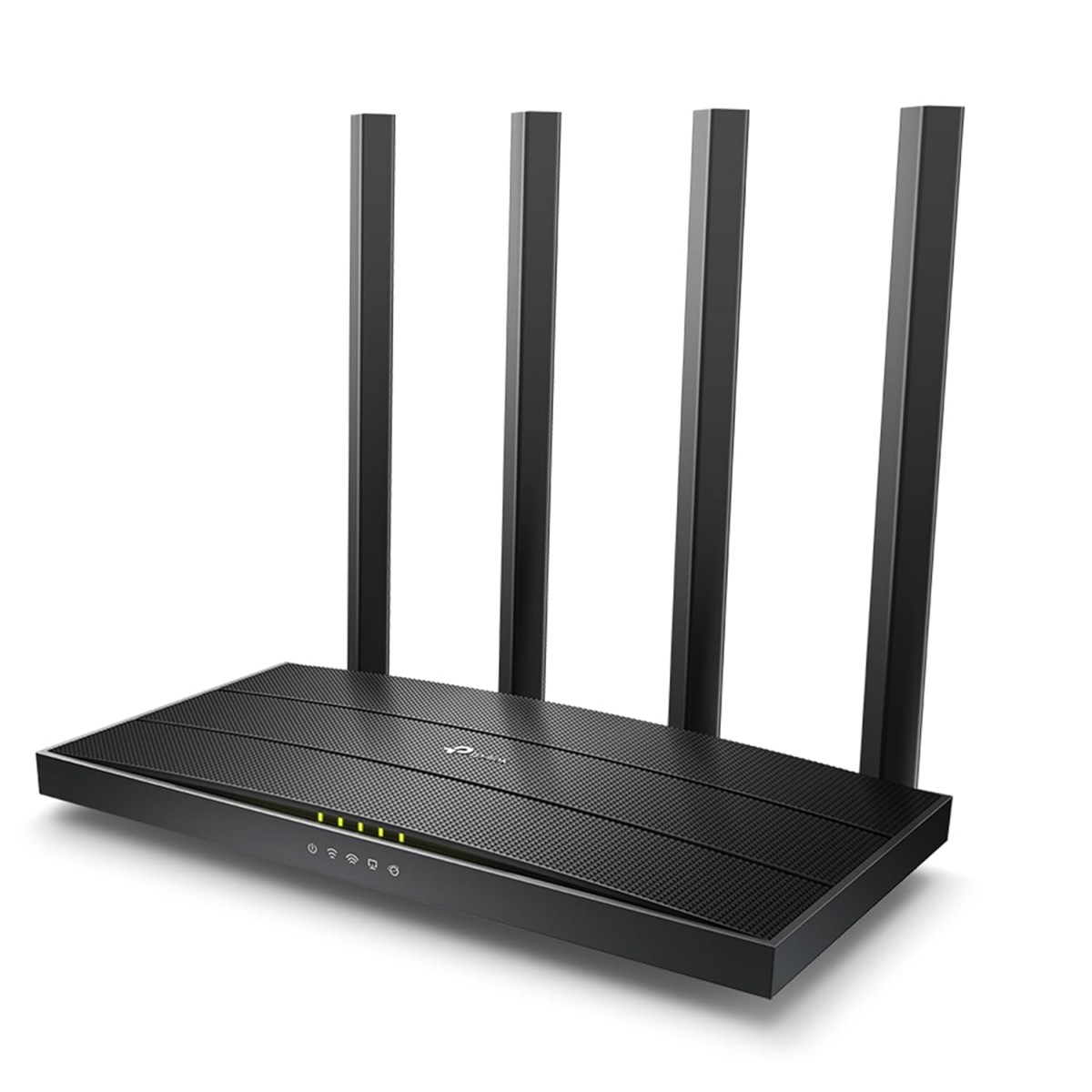 TP-Link Archer AC1200 Archer C6 Wi-Fi Speed Up to 867 Mbps/5 GHz + 400Mbps/2.4 GHz, 5 Gigabit Ports, 4 External Antennas, MU-MIMO, Dual Band, WiFi Coverage with Access Point Mode, Black TP-Link Archer AC1200 Archer C6 Wi-Fi Speed Up to 867 Mbps/5 GHz + 400Mbps/2.4 GHz, 5 Gigabit Ports, 4 External Antennas, MU-MIMO, Dual Band, WiFi Coverage with Access Point Mode, Black