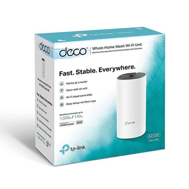 TP-Link Deco E4 Whole Home Mesh Wi-Fi System, Seamless Roaming and Speedy (AC1200)