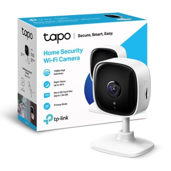 TP-Link Tapo 2MP 1080p Full HD Home Security Wi-Fi Smart Camera| Alexa Enabled| 2-Way Audio| Night Vision| Motion Detection| Sound and Light Alarm| Indoor CCTV (Tapo C100) White TP-Link Tapo 2MP 1080p Full HD Home Security Wi-Fi Smart Camera| Alexa Enabled| 2-Way Audio| Night Vision| Motion Detection| Sound and Light Alarm| Indoor CCTV (Tapo C100) White