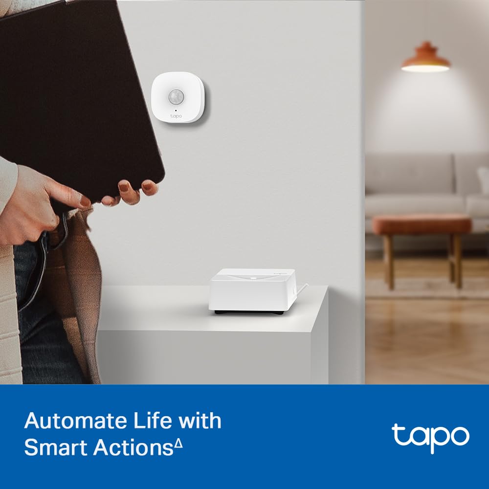 TP-Link Tapo Smart Hub with Built-In Chime, REQUIRES 2.4GHz Wi-Fi, Connect up to 64 Smart + 4 Camera Devices, Sub-1G Low-Power Wireless Protocol, 512GB Local Storage, Tapo H200