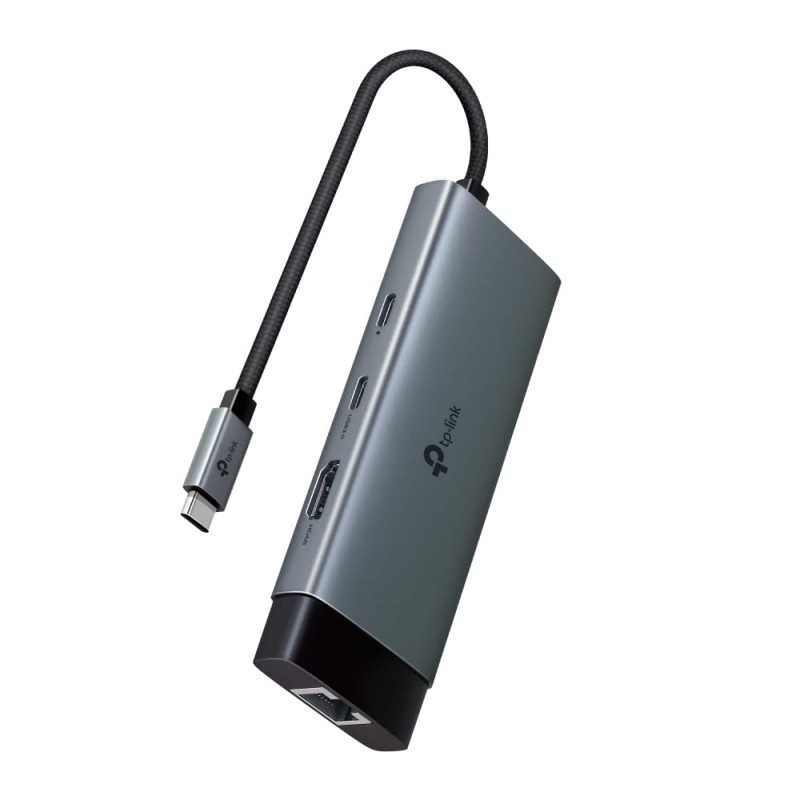 TP-Link UH9120C USB Type-C 9 in 1 Hub|Multiport USB-C Adapter Dongle Docking Station|4K 60Hz HDMI|1 Gbps ethernet|SD & microSD UHS-I|USB-C, 3× USB-A Data Ports|100W Fast Charging|Plug and Play TP-Link UH9120C USB Type-C 9 in 1 Hub|Multiport USB-C Adapter Dongle Docking Station|4K 60Hz HDMI|1 Gbps ethernet|SD & microSD UHS-I|USB-C, 3× USB-A Data Ports|100W Fast Charging|Plug and Play