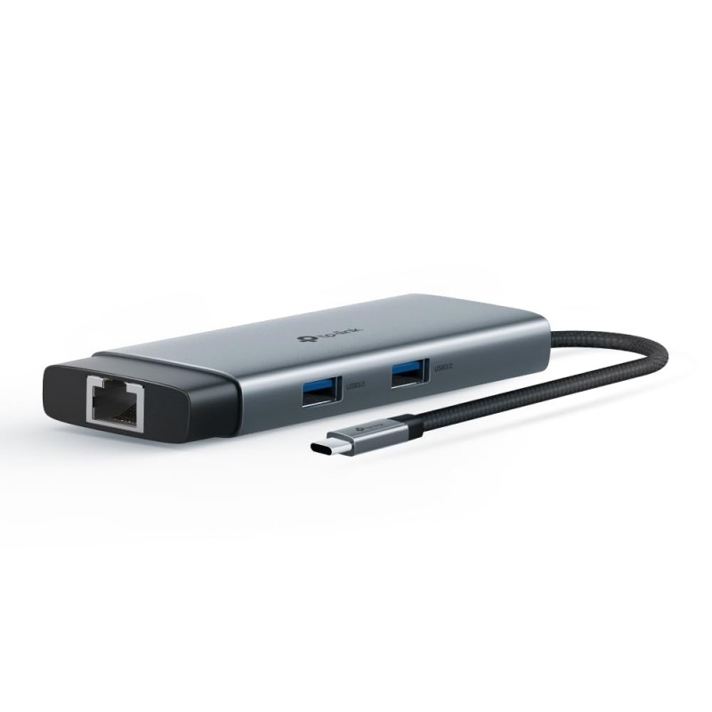 TP-Link UH9120C USB Type-C 9 in 1 Hub|Multiport USB-C Adapter Dongle Docking Station|4K 60Hz HDMI|1 Gbps ethernet|SD & microSD UHS-I|USB-C, 3× USB-A Data Ports|100W Fast Charging|Plug and Play TP-Link UH9120C USB Type-C 9 in 1 Hub|Multiport USB-C Adapter Dongle Docking Station|4K 60Hz HDMI|1 Gbps ethernet|SD & microSD UHS-I|USB-C, 3× USB-A Data Ports|100W Fast Charging|Plug and Play