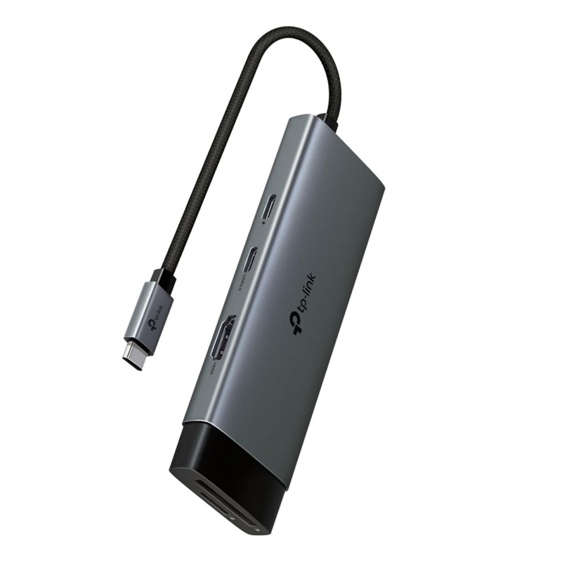 TP-Link UH9120C USB Type-C 9 in 1 Hub|Multiport USB-C Adapter Dongle Docking Station|4K 60Hz HDMI|1 Gbps ethernet|SD & microSD UHS-I|USB-C, 3× USB-A Data Ports|100W Fast Charging|Plug and Play TP-Link UH9120C USB Type-C 9 in 1 Hub|Multiport USB-C Adapter Dongle Docking Station|4K 60Hz HDMI|1 Gbps ethernet|SD & microSD UHS-I|USB-C, 3× USB-A Data Ports|100W Fast Charging|Plug and Play