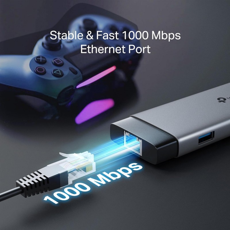 TP-Link UH9120C USB Type-C 9 in 1 Hub|Multiport USB-C Adapter Dongle Docking Station|4K 60Hz HDMI|1 Gbps ethernet|SD & microSD UHS-I|USB-C, 3× USB-A Data Ports|100W Fast Charging|Plug and Play TP-Link UH9120C USB Type-C 9 in 1 Hub|Multiport USB-C Adapter Dongle Docking Station|4K 60Hz HDMI|1 Gbps ethernet|SD & microSD UHS-I|USB-C, 3× USB-A Data Ports|100W Fast Charging|Plug and Play