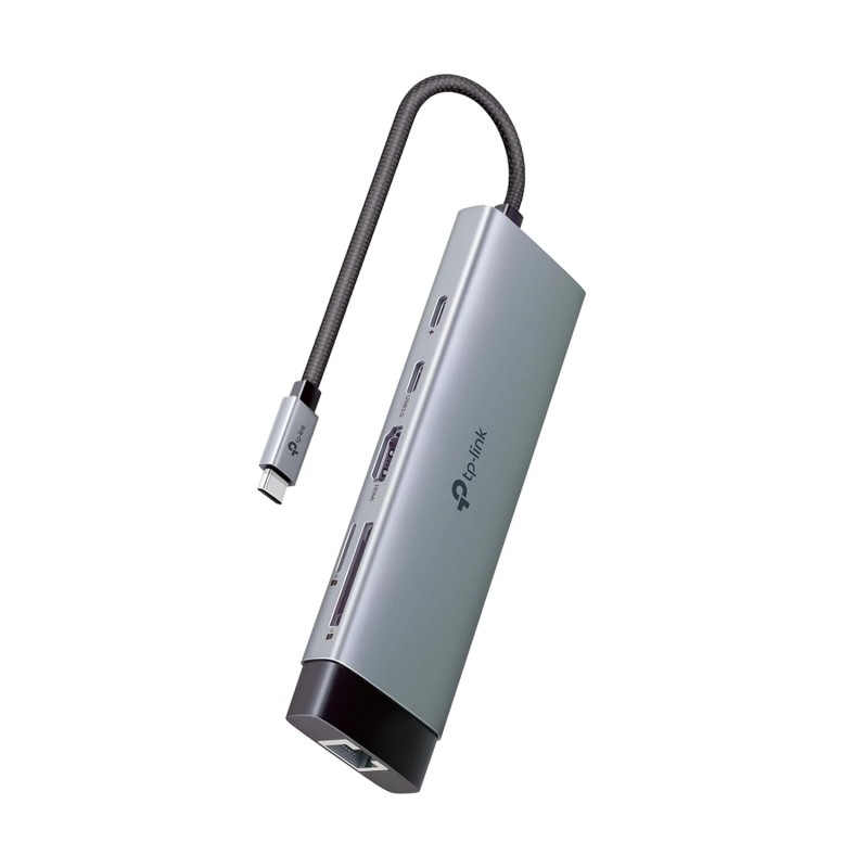 TP-Link UH9120C USB Type-C 9 in 1 Hub|Multiport USB-C Adapter Dongle Docking Station|4K 60Hz HDMI|1 Gbps ethernet|SD & microSD UHS-I|USB-C, 3× USB-A Data Ports|100W Fast Charging|Plug and Play TP-Link UH9120C USB Type-C 9 in 1 Hub|Multiport USB-C Adapter Dongle Docking Station|4K 60Hz HDMI|1 Gbps ethernet|SD & microSD UHS-I|USB-C, 3× USB-A Data Ports|100W Fast Charging|Plug and Play