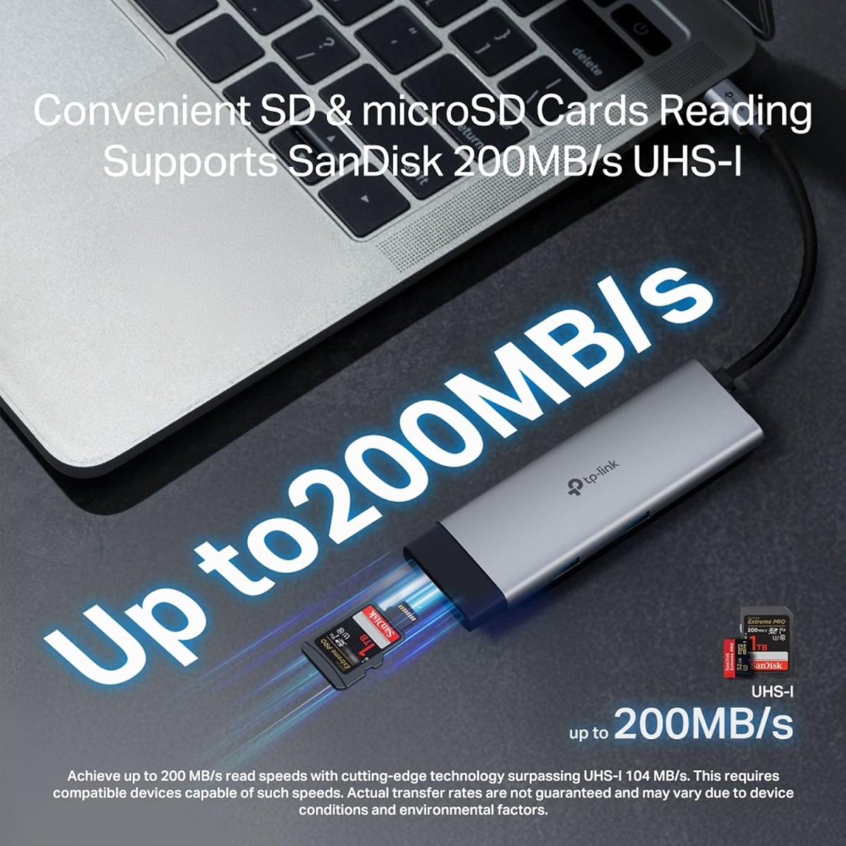 TP-Link USB Type-C 6-Port Hub with a 4K@60Hz HDMI, 1 Gbps ethernet, 1× USB-C Data Ports, 2× USB-A Data Ports, Powerful 100W Fast Charging, Stable Connection, Plug & Play (UH6120C)