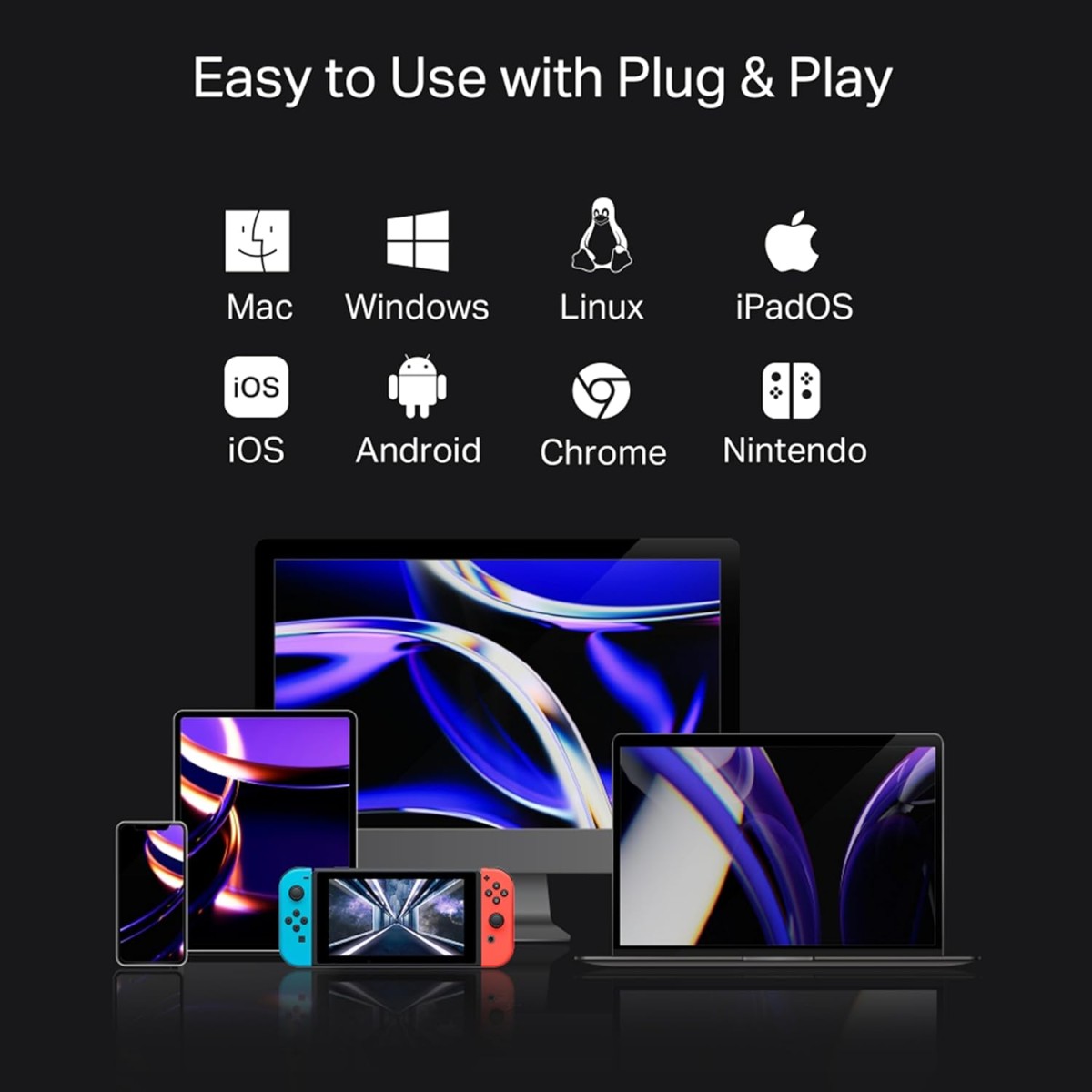 TP-Link USB Type-C 6-Port Hub with a 4K@60Hz HDMI, 1 Gbps ethernet, 1× USB-C Data Ports, 2× USB-A Data Ports, Powerful 100W Fast Charging, Stable Connection, Plug & Play (UH6120C)