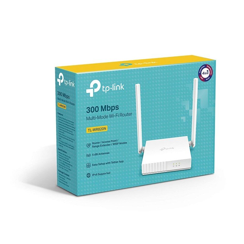 TP-link N300 WiFi Wireless Router TL-WR845N | 300Mbps Wi-Fi Speed | Three 5dBi high gain Antennas | IPv6 Compatible | AP/RE/WISP Mode | Parental Control | Single Band | Guest Network - White TP-link N300 WiFi Wireless Router TL-WR845N | 300Mbps Wi-Fi Speed | Three 5dBi high gain Antennas | IPv6 Compatible | AP/RE/WISP Mode | Parental Control | Single Band | Guest Network - White